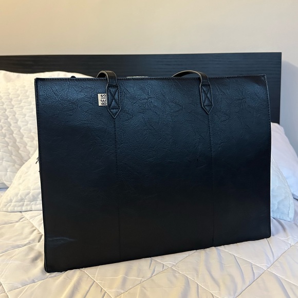 BEIS Handbags - BEIS Black Work Tote (Regular Size)
